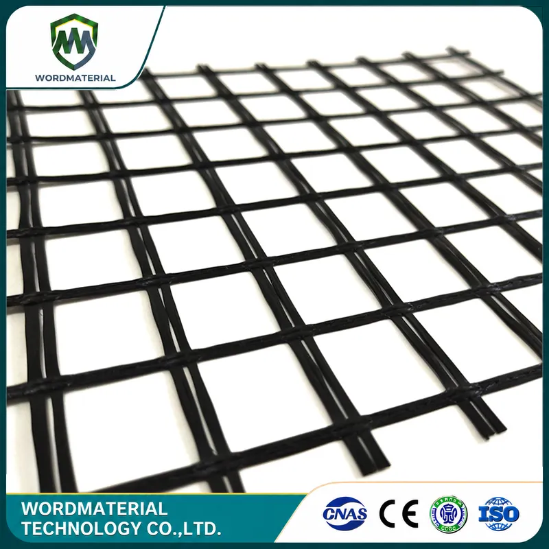 Wrap Knitting Fiberglass Geogrid